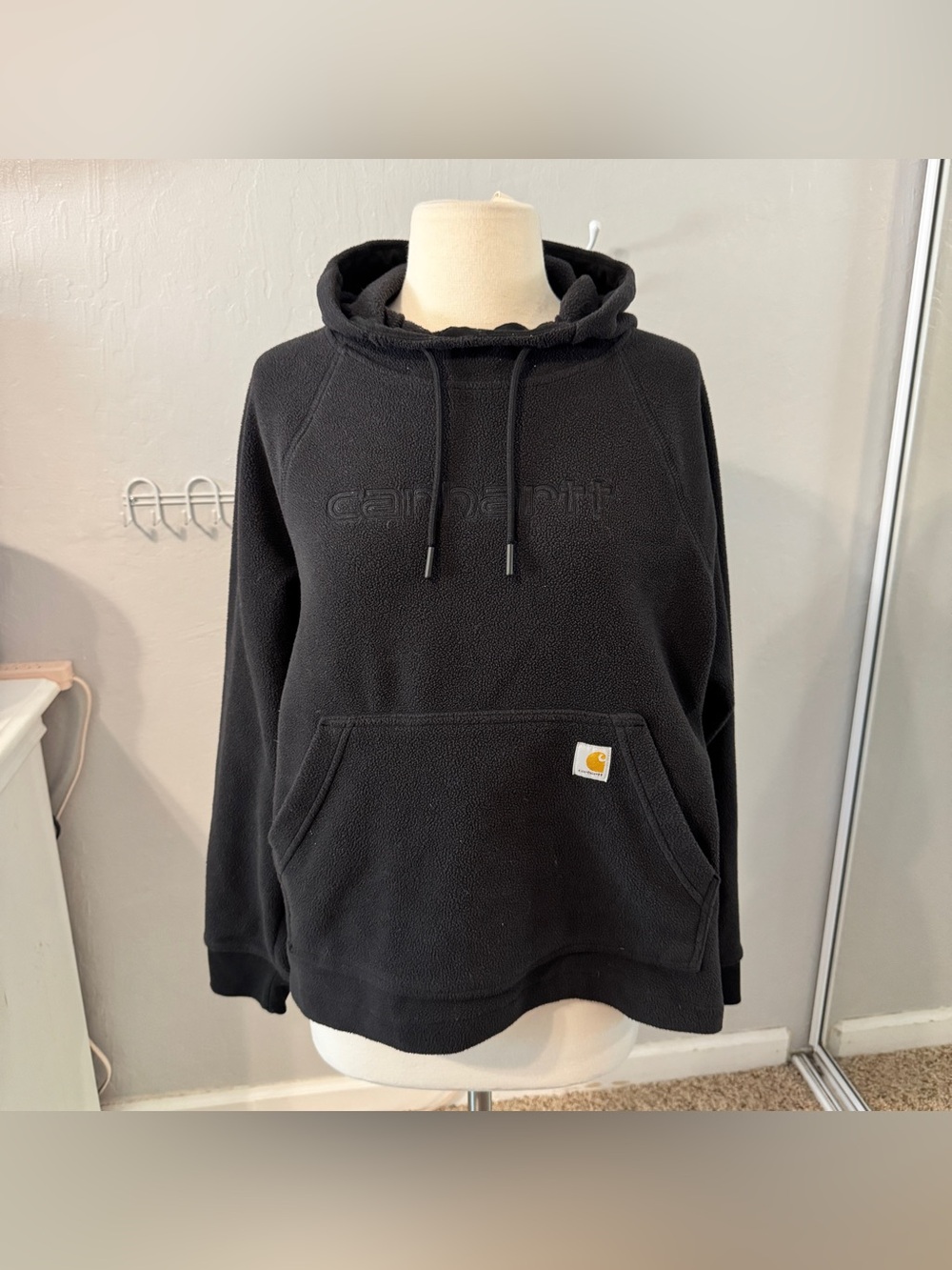 Carhartt Force Black Fleece Hoodie